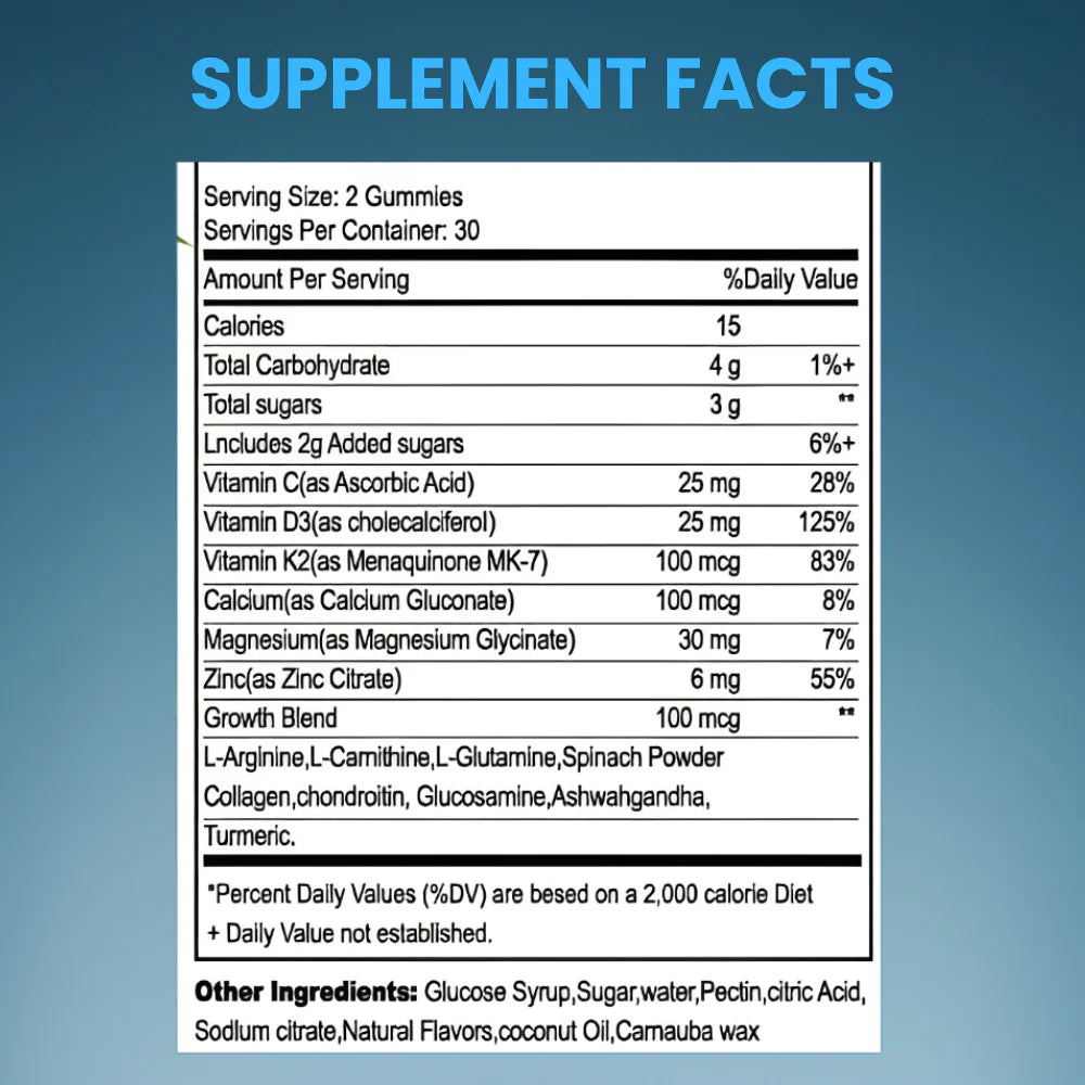 Novalis Health™ Heightener Gummies