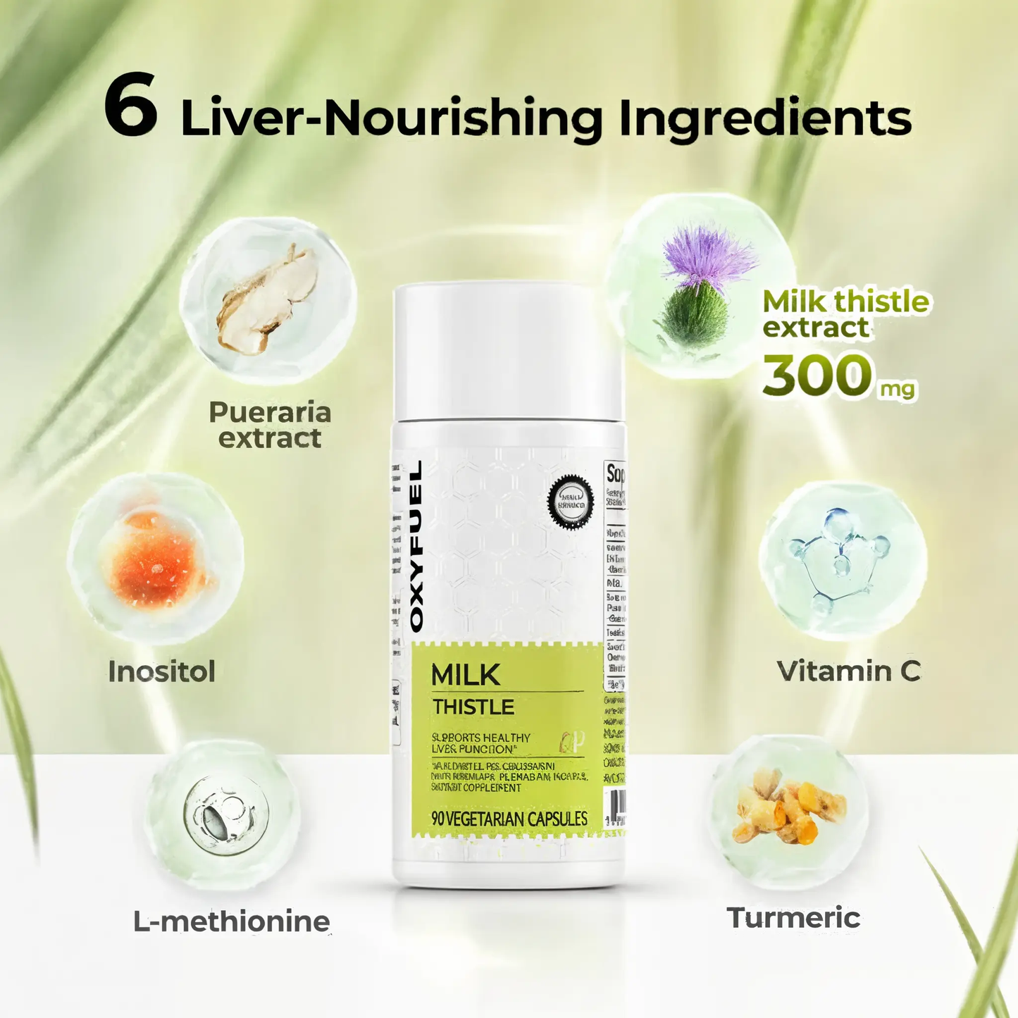 OxyFuel™ Milk Thistle Liver Detox & Colon Cleanse