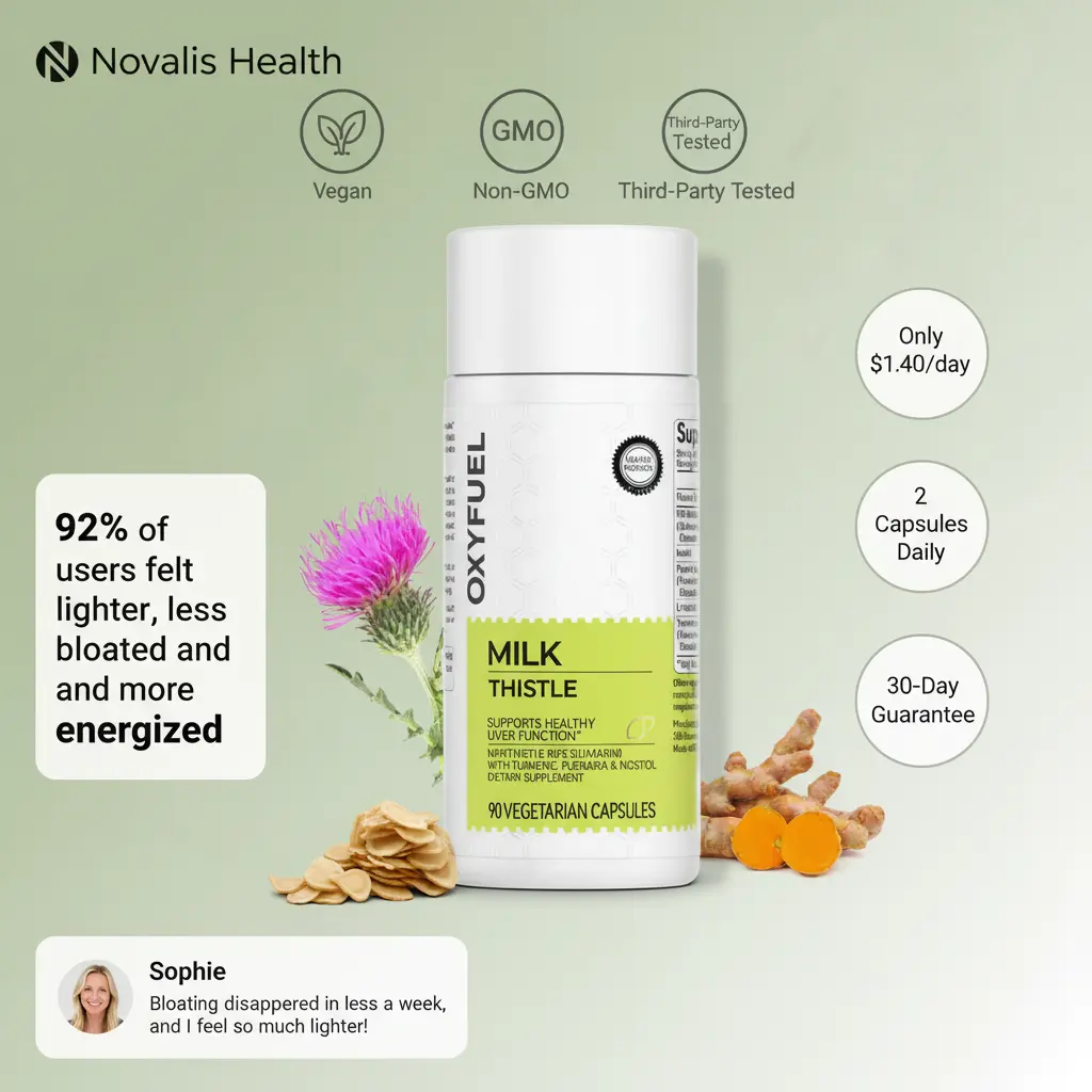 OxyFuel™ Milk Thistle Liver Detox & Colon Cleanse