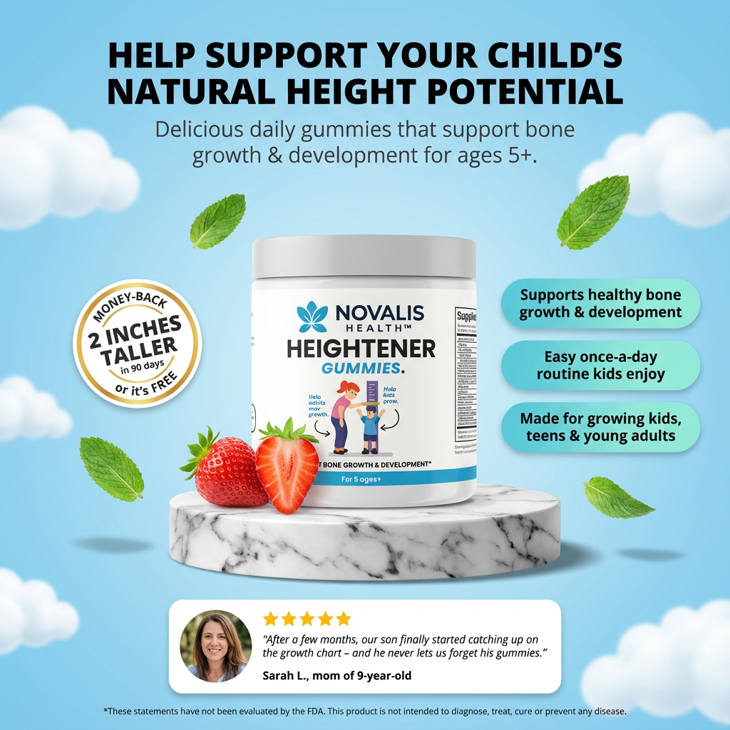Novalis Health™ Heightener Gummies